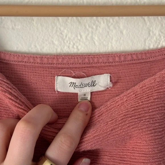 Madewell Pink Top - Picture 2 of 3